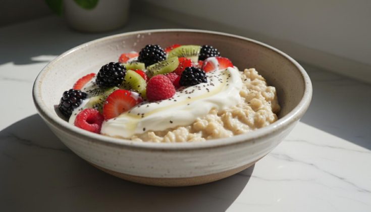 Overnight oats s jogurtom a ovocím