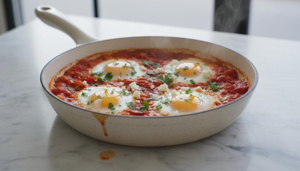 Shakshuka (vajcia v paradajkovej omáčke)