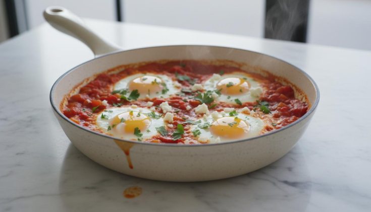 Shakshuka (vajcia v paradajkovej omáčke)