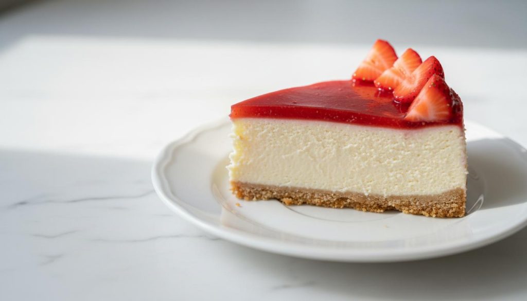 Tvarohová torta s jahodami